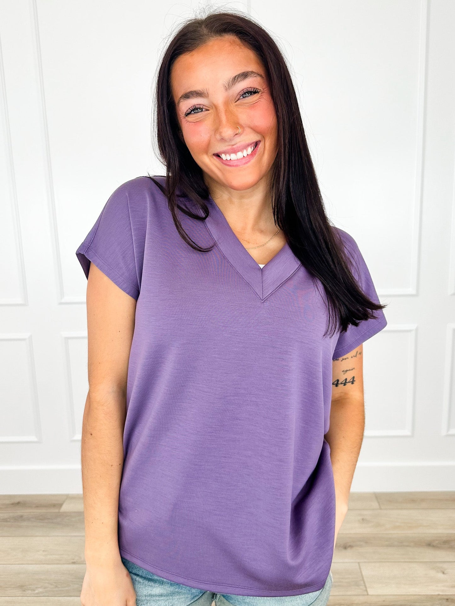 Basic Tell You All About it Short Sleeve Avery Mae Top - Multiple Colors