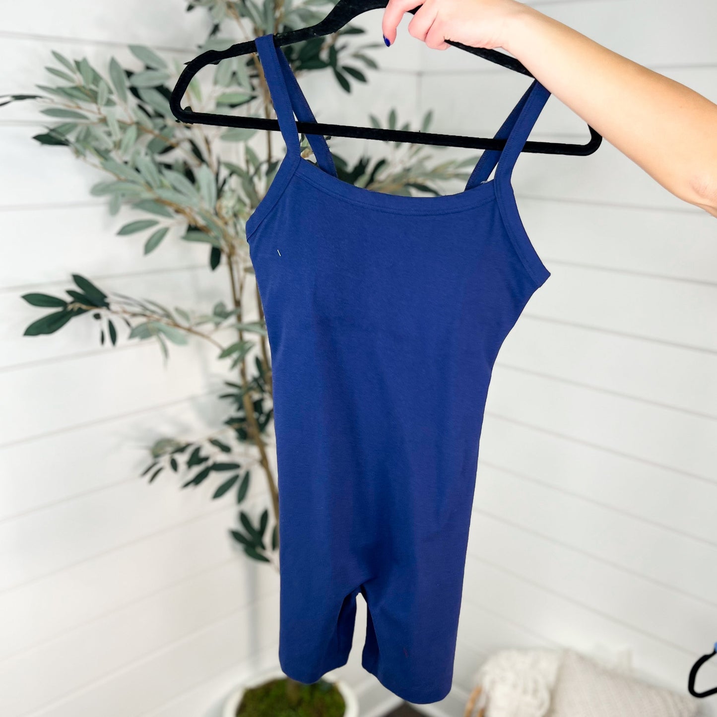 Last Chance Cotton Blend Avery Mae Fitted Romper - 5 colors!