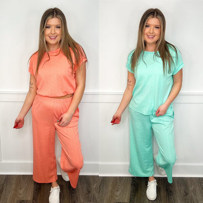 Feeling Bright High-Rise Capri Avery Mae Bottoms - 2 colors!