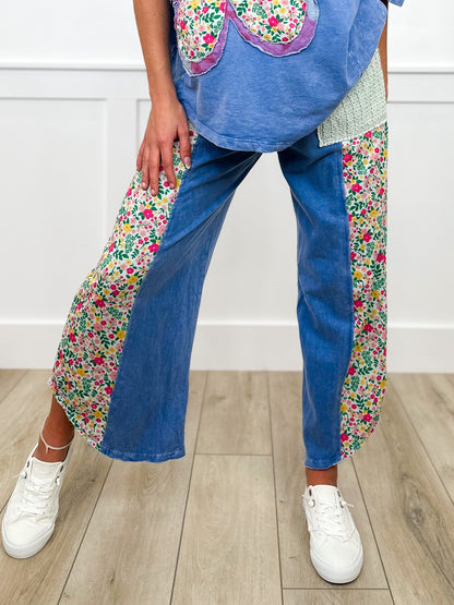 Meadow Sky High-Rise Blue Avery Mae Bottoms