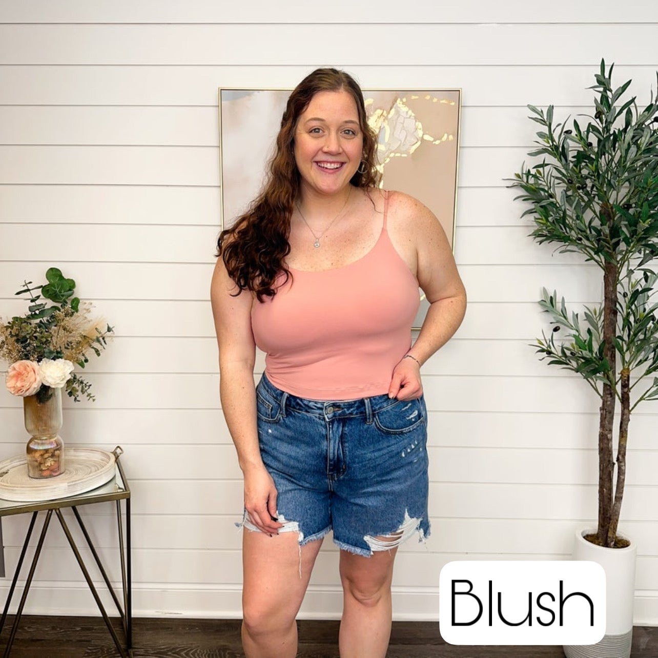 One Basic What a Feeling Avery Mae Padded Cropped Tank Top - 11 colors!