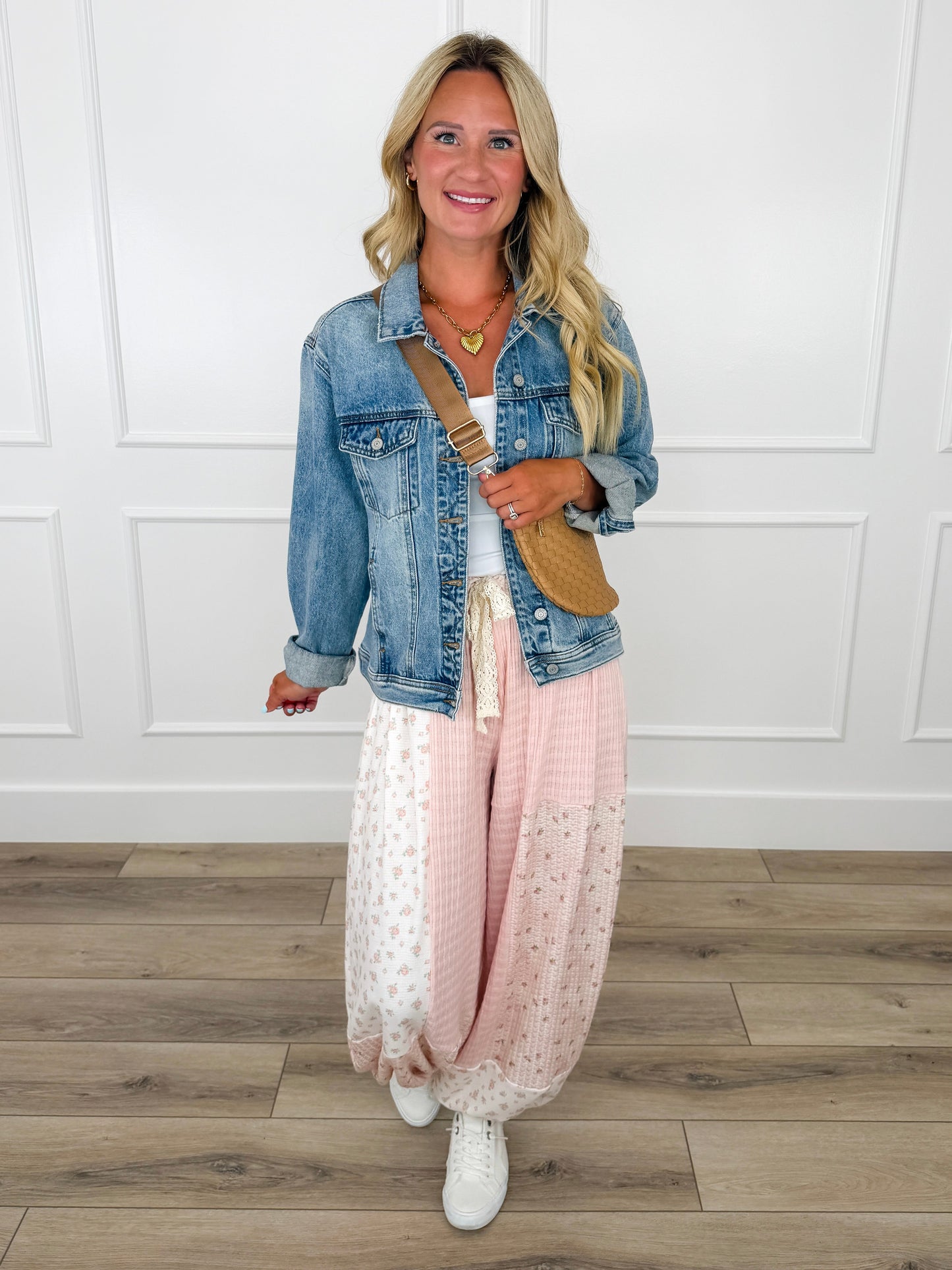POL Deeper Love High-Rise Wide Leg Pink Joggers