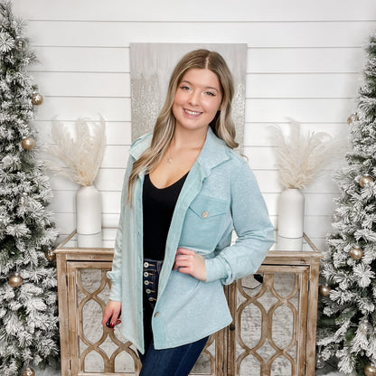 I've Been Told Knit Long Sleeve Shacket - 2 colors!
