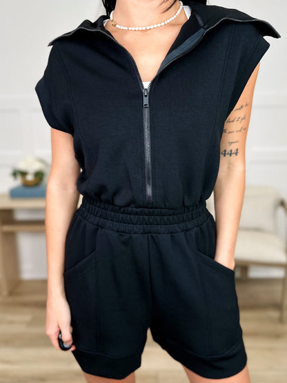 Rocking Life's Soundtrack Short Sleeve Avery Mae Romper - Multiple Colors