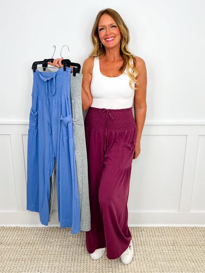What's Your Sign Cotton Blend High-Rise Avery Mae Palazzo Pants - 3 colors!