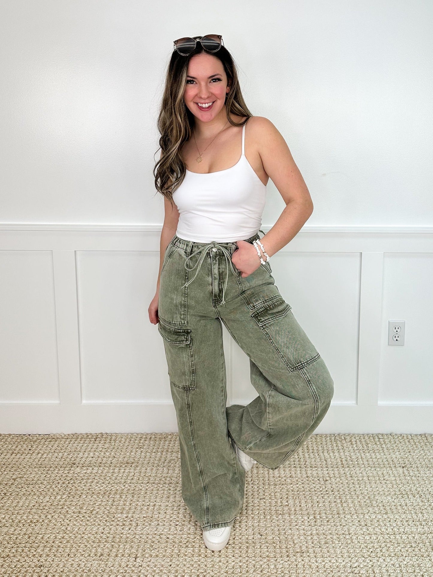 Two Basic What a Feeling Avery Mae Padded Cropped Tank Top - 10 colors!