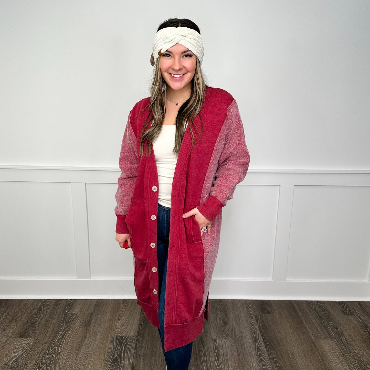 Can You Not Cotton Blend Long Sleeve Avery Mae Cardigan - 4 colors!
