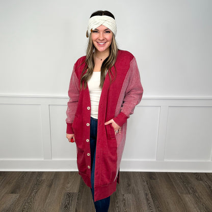 Can You Not Cotton Blend Long Sleeve Avery Mae Cardigan - 4 colors!