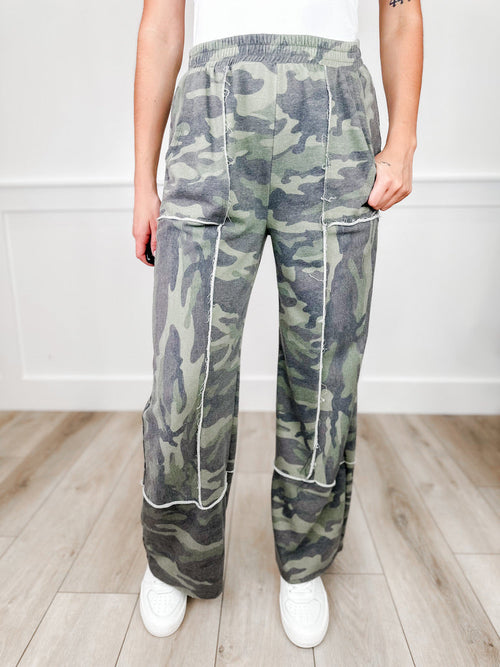 Chill Combat High-Rise Lightweight Camo Avery Mae Bottoms
