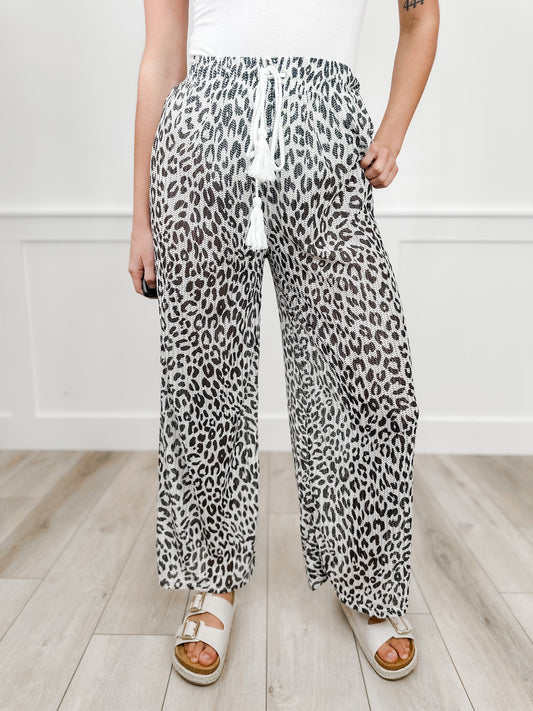 Wilder Days High-Rise Sheer Avery Mae Coverup Bottoms