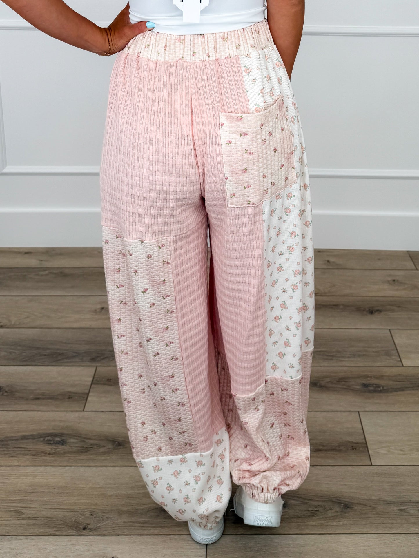 POL Deeper Love High-Rise Wide Leg Pink Joggers