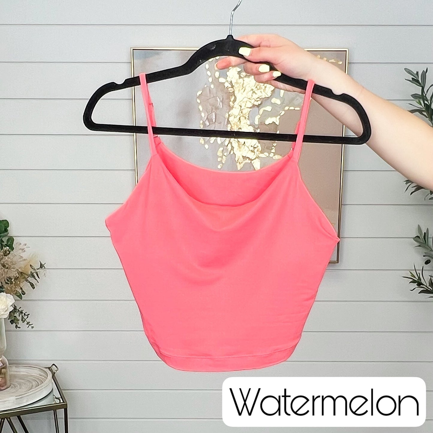 One Basic What a Feeling Avery Mae Padded Cropped Tank Top - 11 colors!