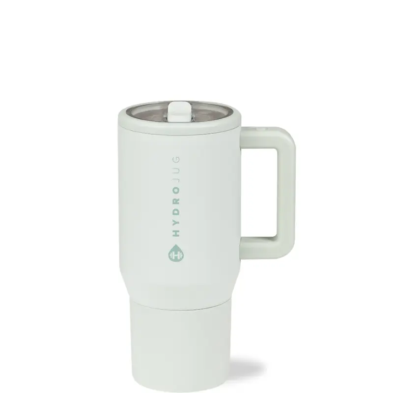 Insulated Travel Tumbler with Handle & Straw Lid