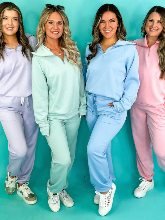 Dear Scarlett Time is Right High-Rise Lounge Set - Multiple Colors