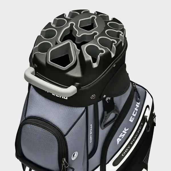 Golf T-LOCK Cart Bag 14 Way Organizer Dividers Quiet Golf Bag