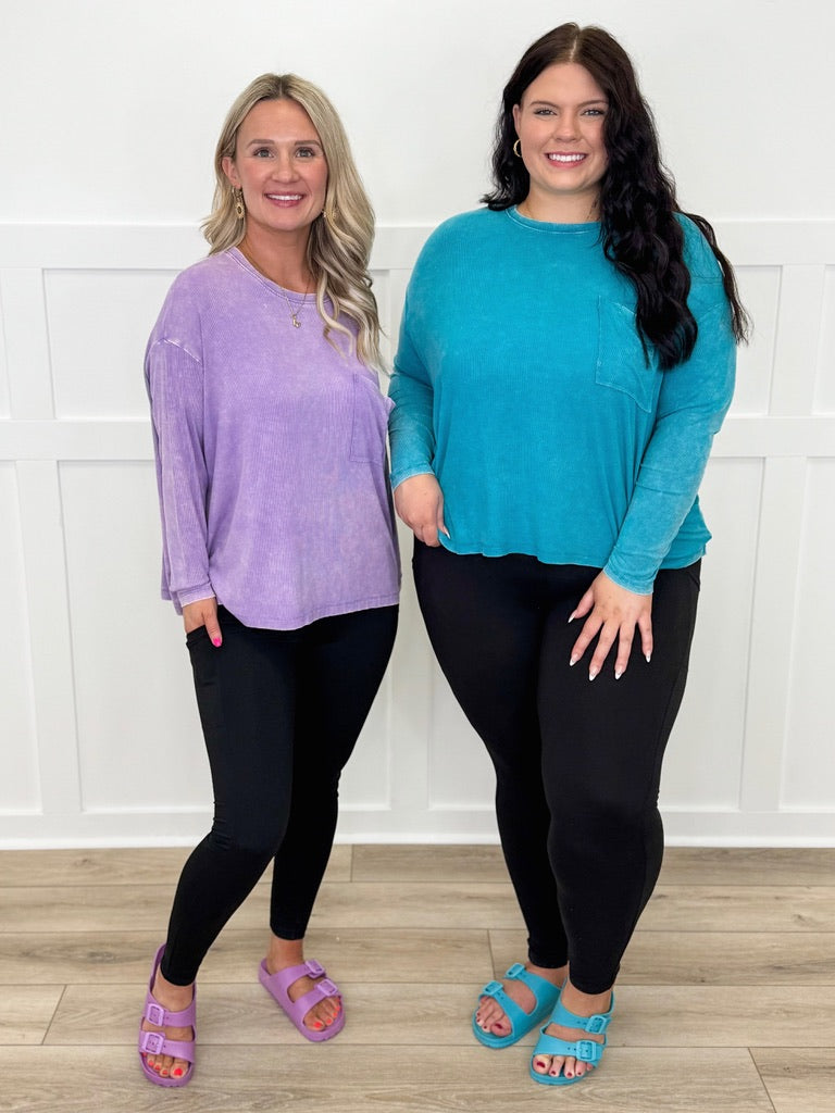 High-Rise Pocket Leggings — Black | Playing For Keeps by Avery Mae