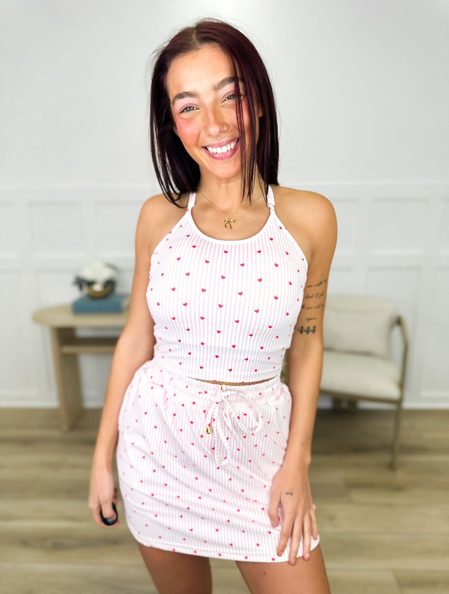 A Loving Look High-Rise Pink Avery Mae Skort