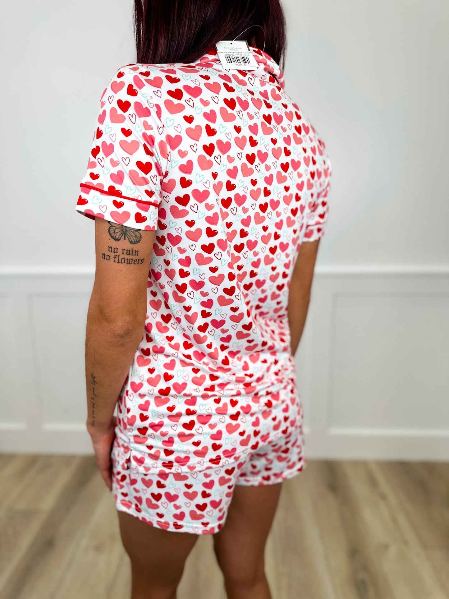 To Be Loved High-Rise Lightweight White Avery Mae PJ Set