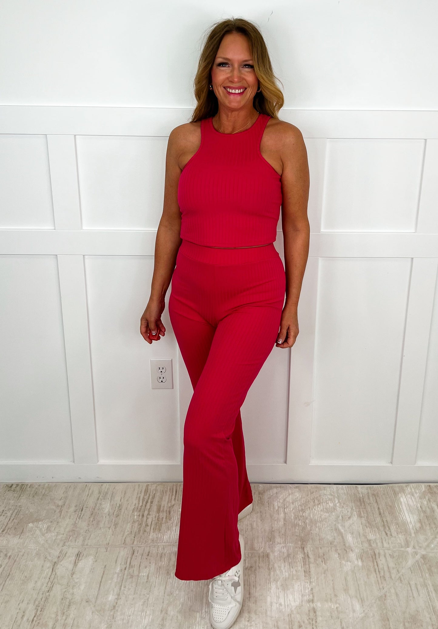 Calming Moments High-Rise Wide Leg Avery Mae Set - 4 colors!