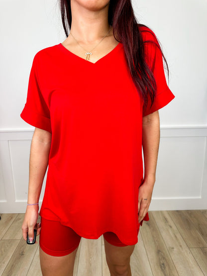 Zenana Basic Finding Escape Mid-Rise Lightweight Set - 6 colors!