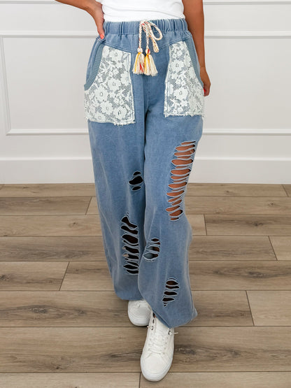 POL Try New Things High Rise Cotton Joggers - Multiple Colors