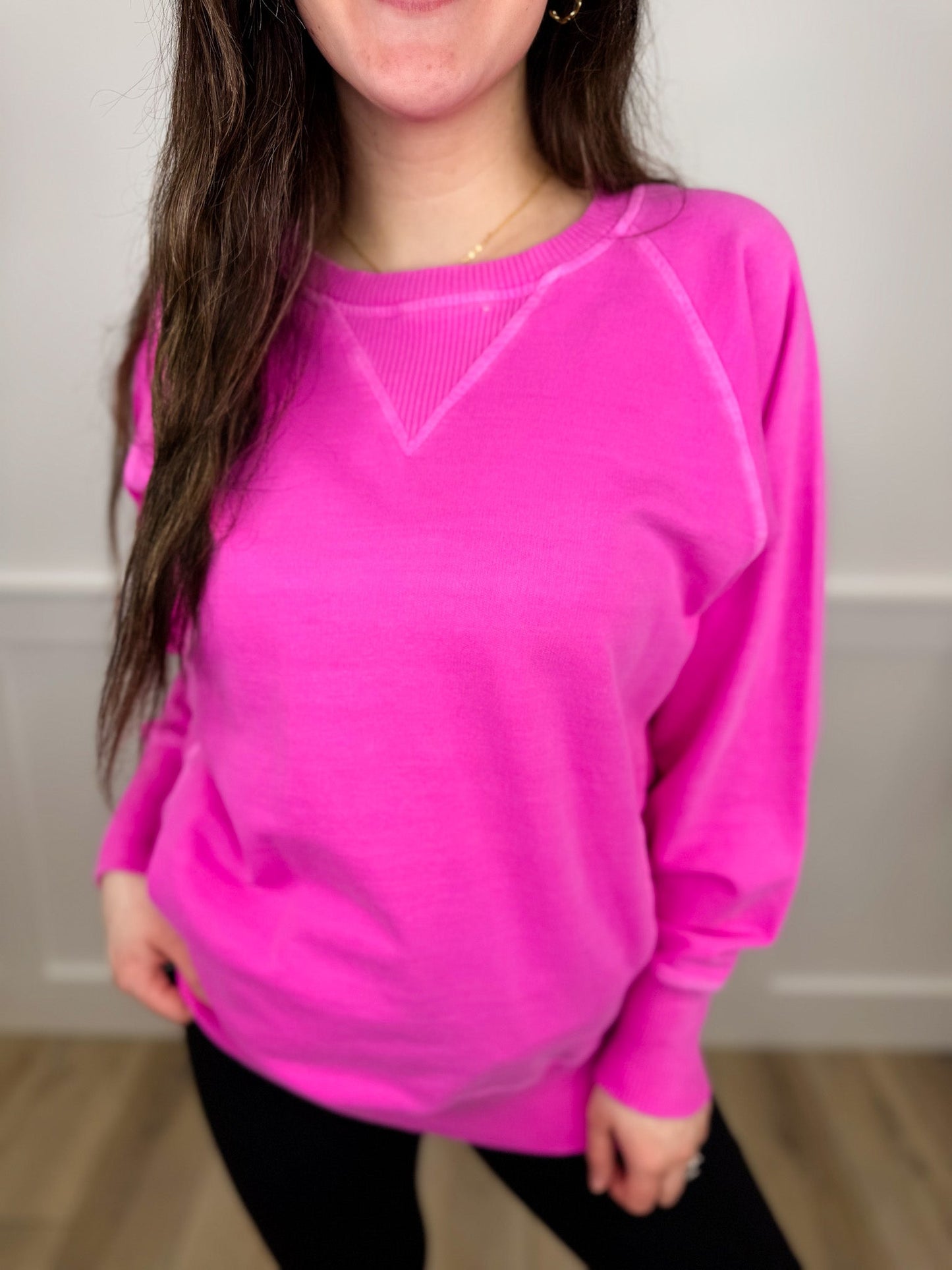 Zenana Make it Better Cotton Long Sleeve Top - 4 colors!