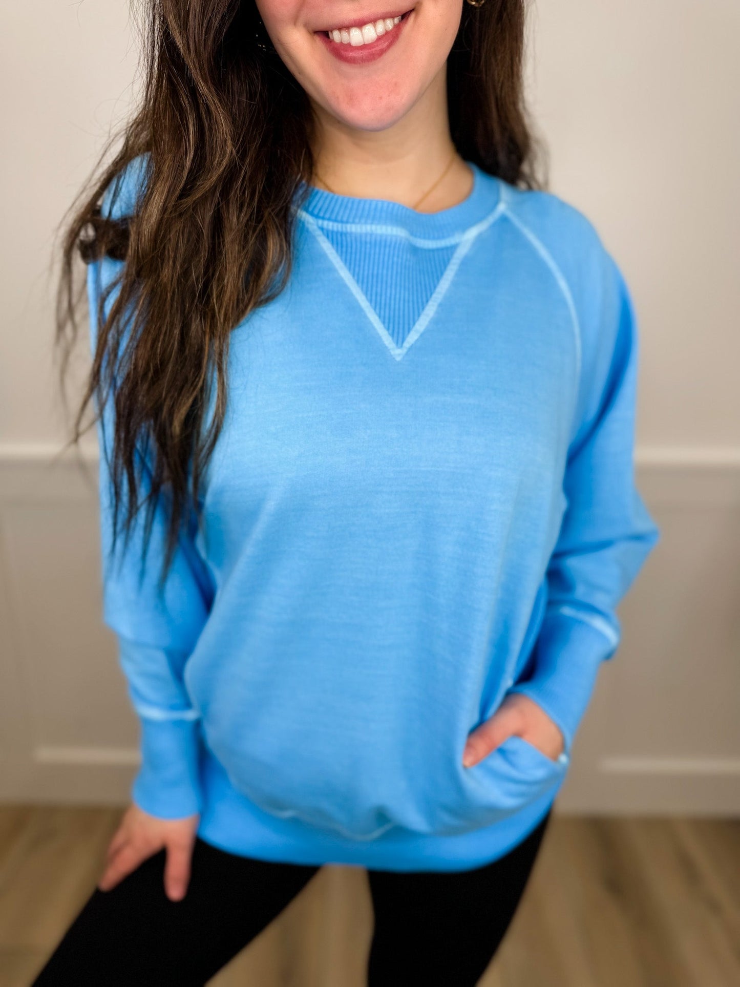 Zenana Make it Better Cotton Long Sleeve Top - 4 colors!