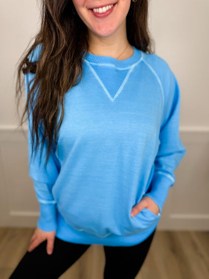 Zenana Make it Better Cotton Long Sleeve Top - 4 colors!