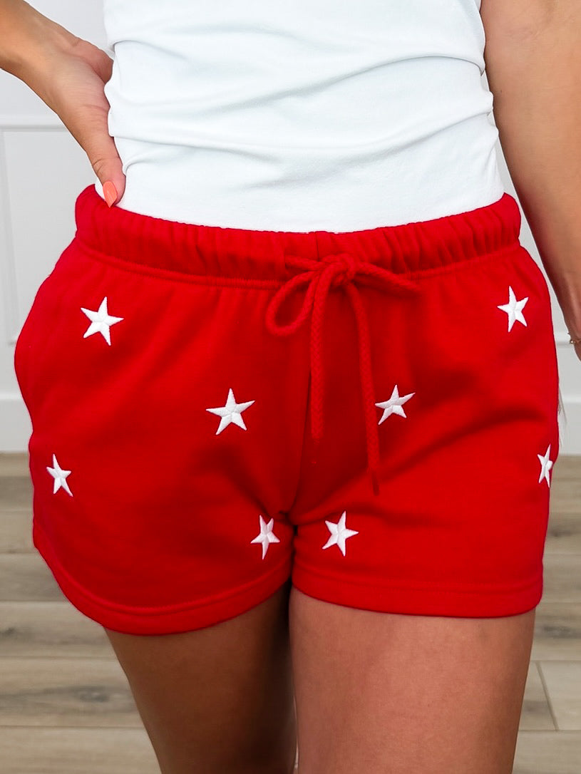 Where Liberty Dwells High-Rise Cotton Blend Avery Mae Shorts - Multiple Colors