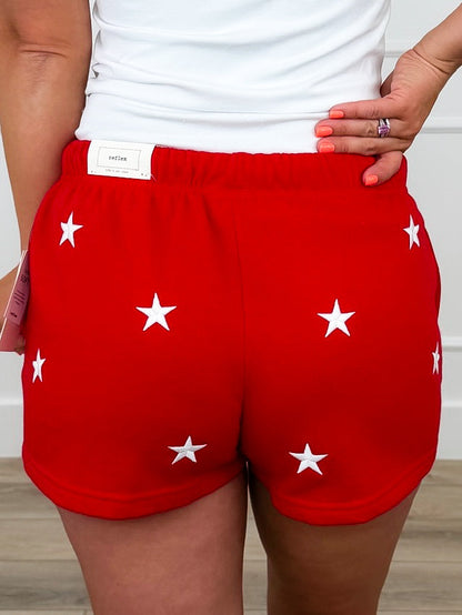 Where Liberty Dwells High-Rise Cotton Blend Avery Mae Shorts - Multiple Colors