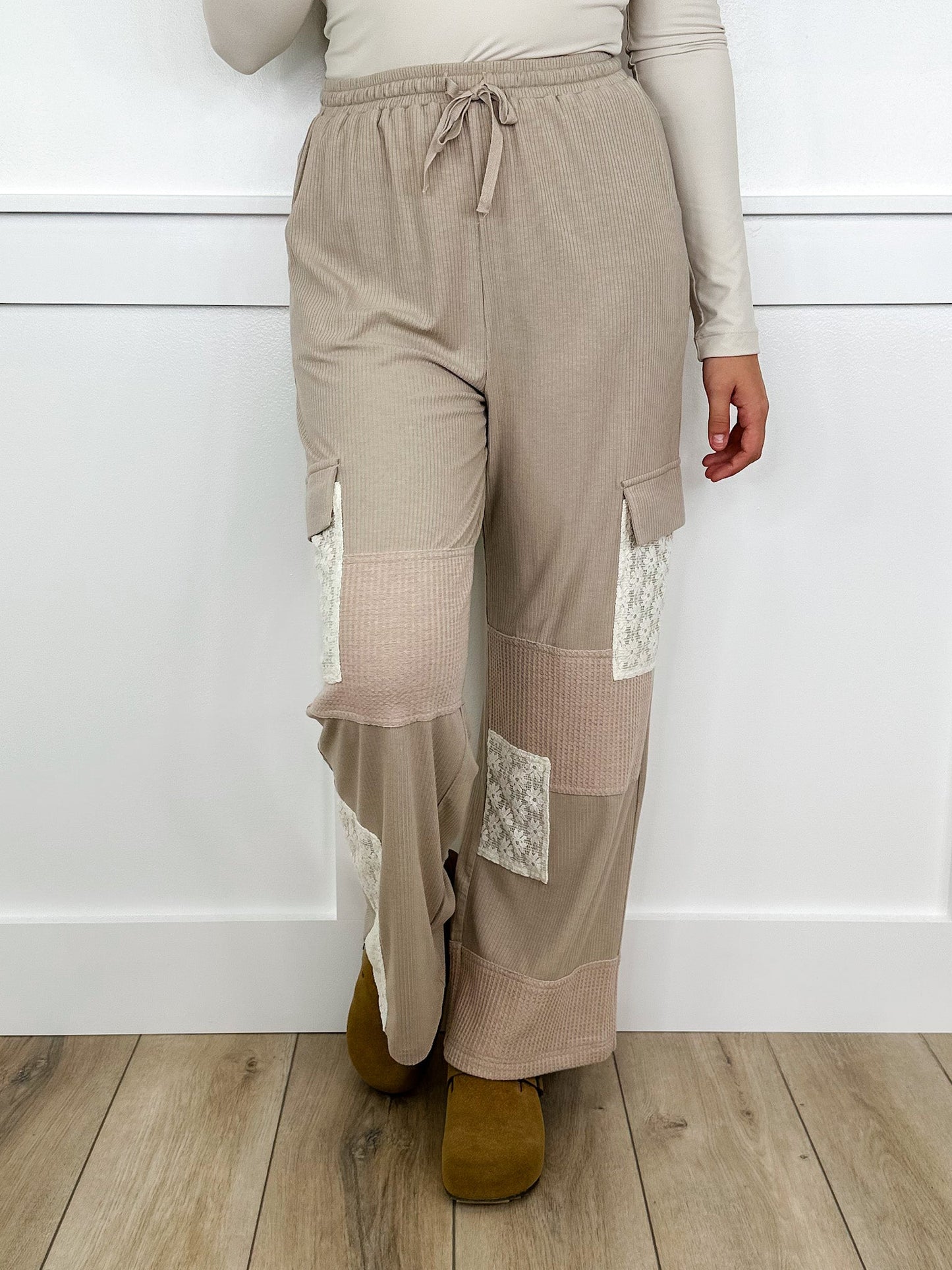 Perfect Bit of Cozy High-Rise Rayon Blend Wide Leg Avery Mae Bottoms - 2 colors!