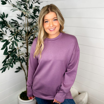White Birch Get Caught Up Rayon Blend Long Sleeve Weekender Top - 2 colors!
