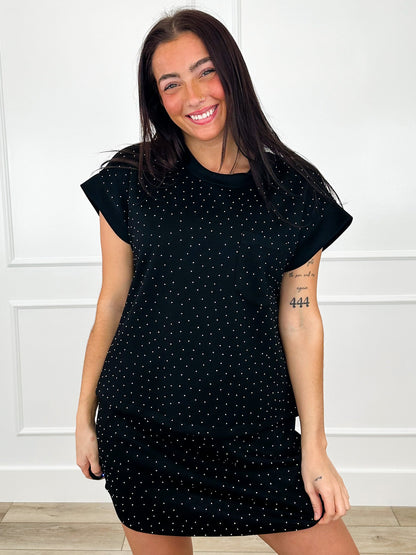 The Main Event Embellished Short Sleeve Avery Mae Top - Multiple Colors