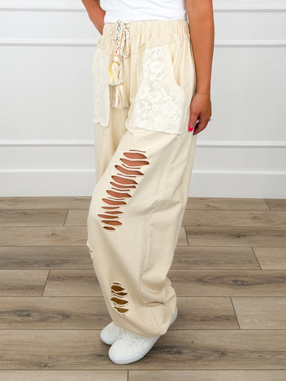 POL Try New Things High Rise Cotton Joggers - Multiple Colors