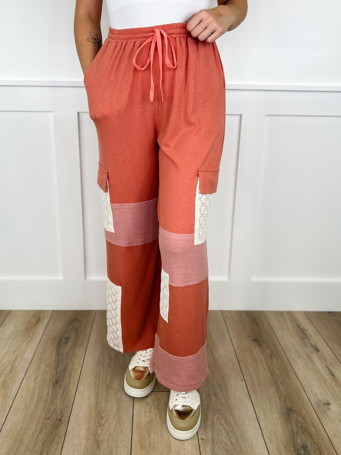 Perfect Bit of Cozy High-Rise Rayon Blend Wide Leg Avery Mae Bottoms - 2 colors!