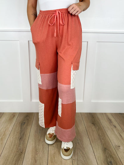 Perfect Bit of Cozy High-Rise Rayon Blend Wide Leg Avery Mae Bottoms - 2 colors!
