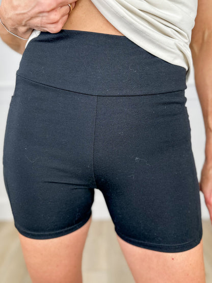 Just One More High-Rise Cotton Blend Avery Mae Biker Shorts - 4 colors!