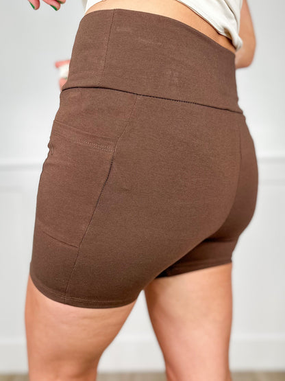 Just One More High-Rise Cotton Blend Avery Mae Biker Shorts - 4 colors!