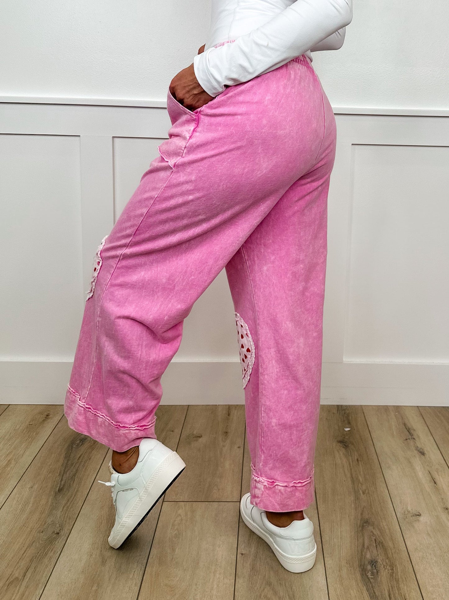 Dreaming of Love High-Rise Cotton Avery Mae Cropped Bottoms - 2 colors!