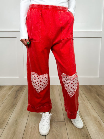Dreaming of Love High-Rise Cotton Avery Mae Cropped Bottoms - 2 colors!