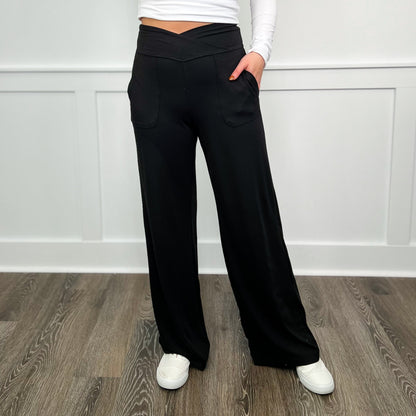 On My Own High-Rise Wide Leg Avery Mae Bottoms - 6 colors!
