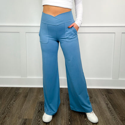 On My Own High-Rise Wide Leg Avery Mae Bottoms - 6 colors!