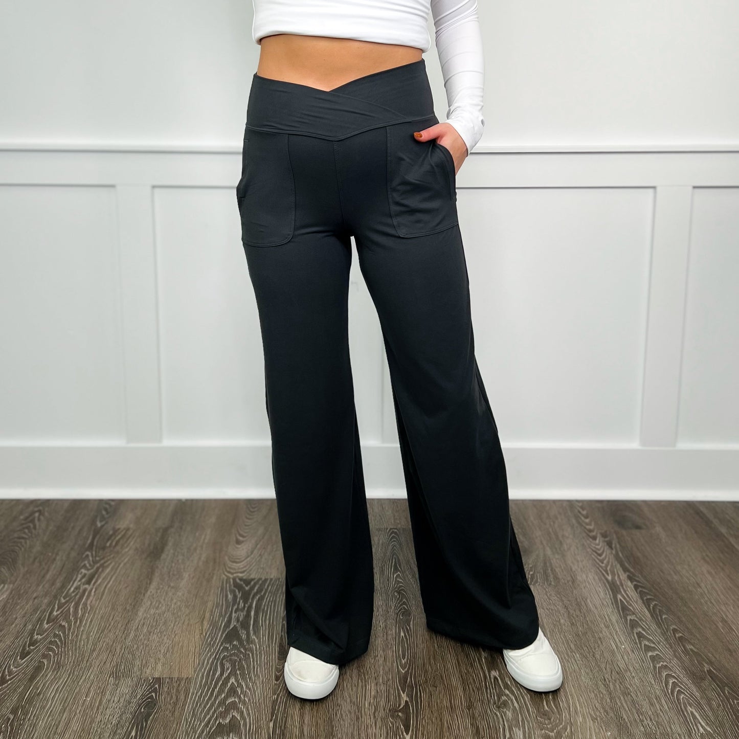 On My Own High-Rise Wide Leg Avery Mae Bottoms - 6 colors!