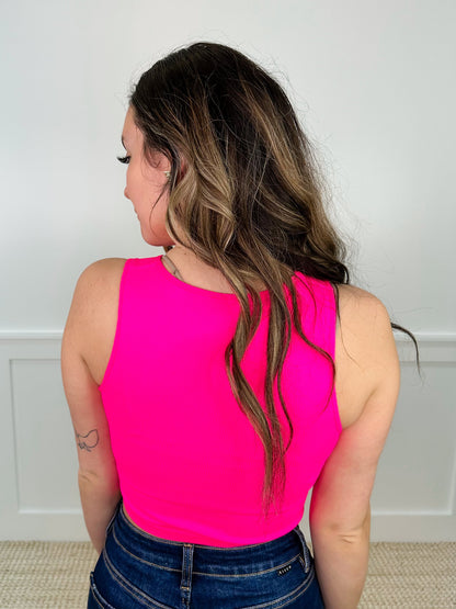 Basic Play Their Games Ribbed Avery Mae Cropped Tank Top - 5 colors!
