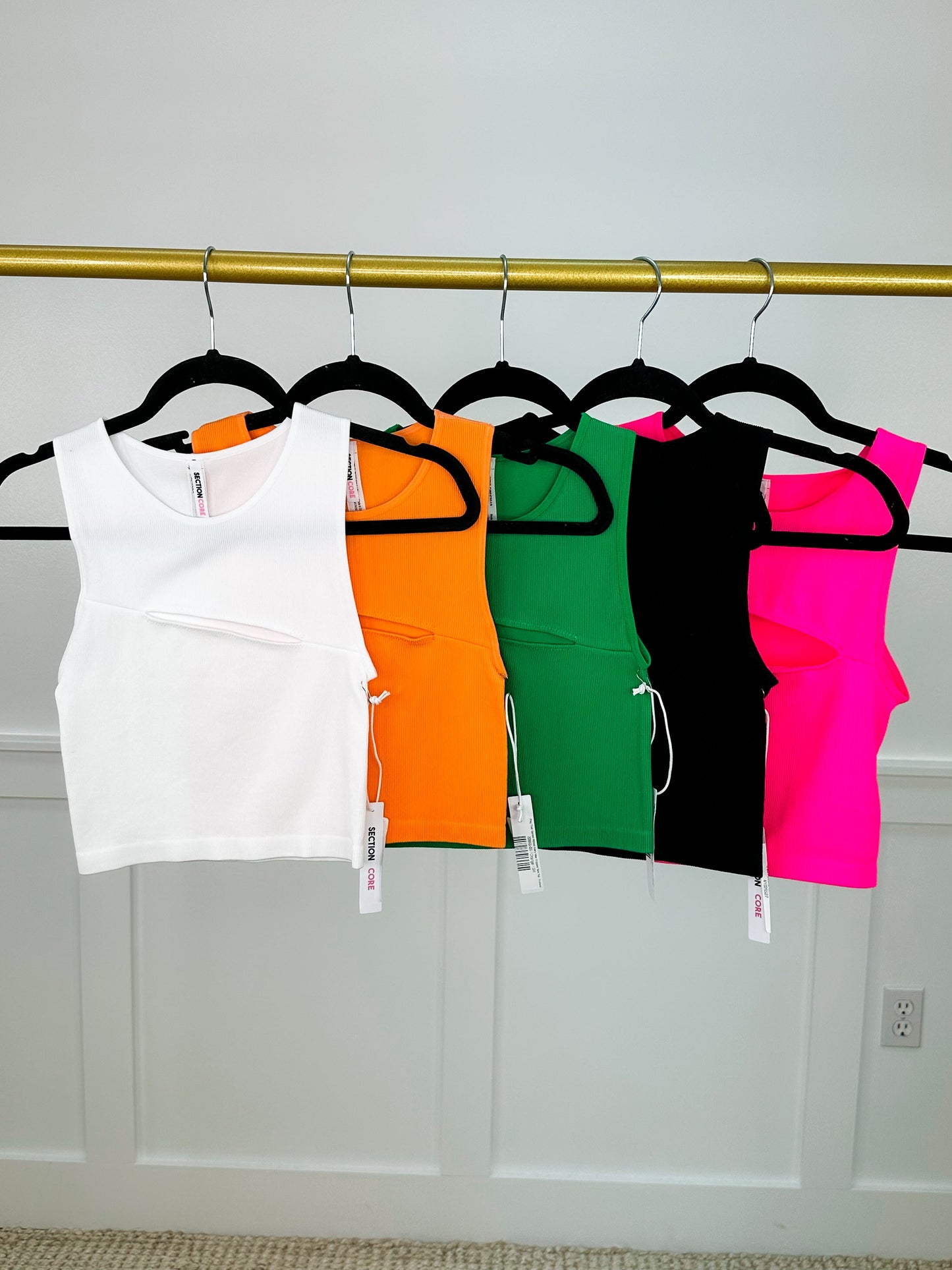 Basic Play Their Games Ribbed Avery Mae Cropped Tank Top - 5 colors!