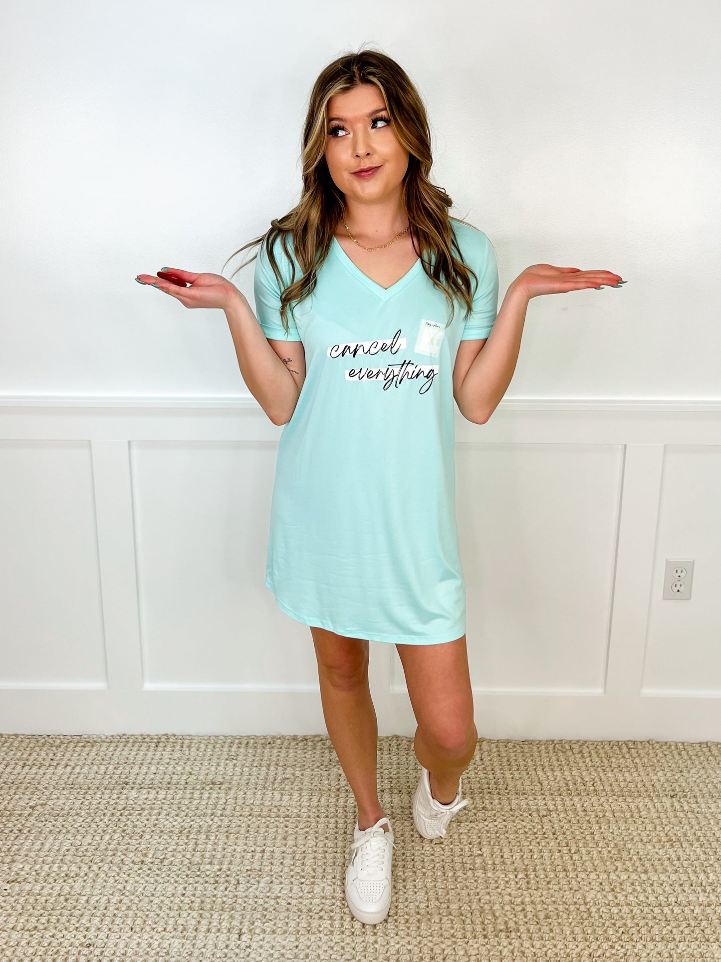Staying Cute Short Sleeve Avery Mae PJ Top - 7 colors!