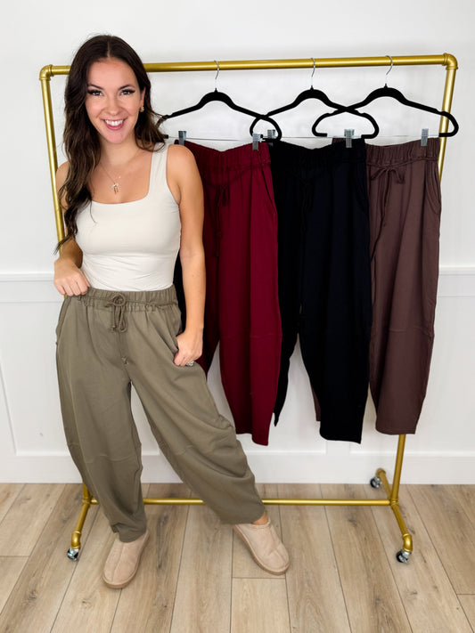 You Have My Attention High-Rise Cotton Avery Mae Bottoms - 4 colors!
