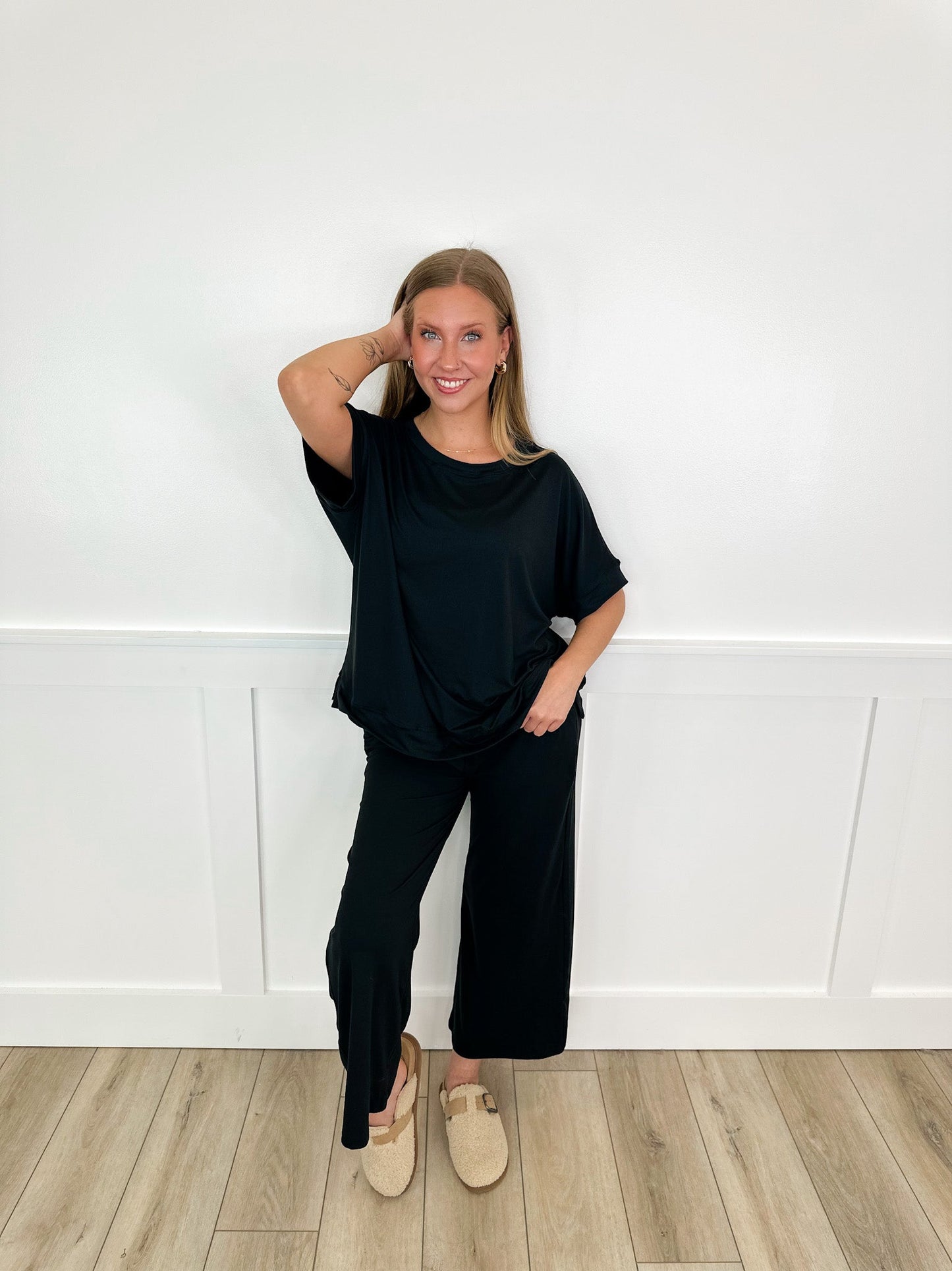 Days to Come High-Rise Wide Leg Avery Mae Cropped Bottoms - 5 colors!