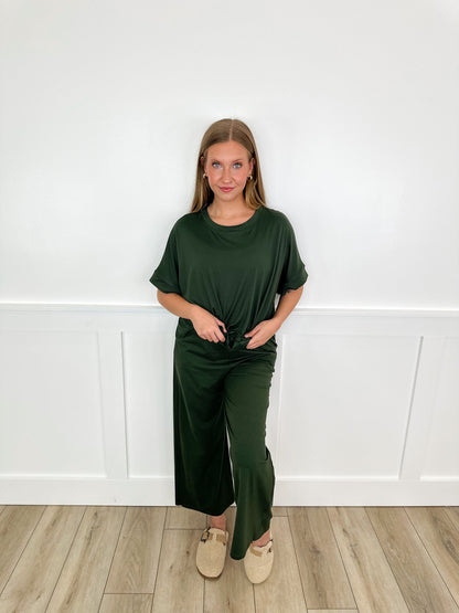 Days to Come High-Rise Wide Leg Avery Mae Cropped Bottoms - 5 colors!