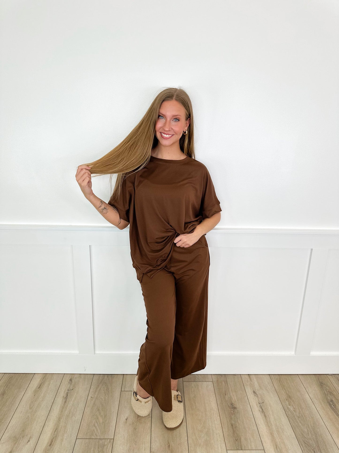 Days to Come High-Rise Wide Leg Avery Mae Cropped Bottoms - 5 colors!